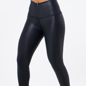 Leggins Suplex con Cremallera - Cintura Alta y Control de Abdomen