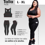 Conjunto Leggins Bolsillero Plus L-XL