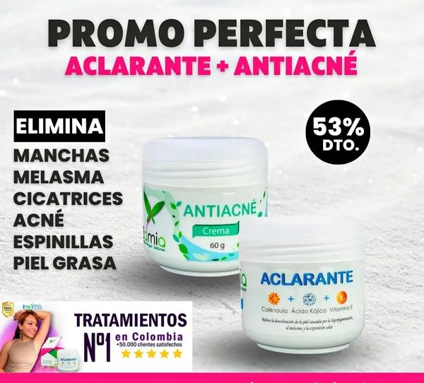 DUO aclarante y antiacne