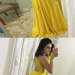 vestido para dama amarillo