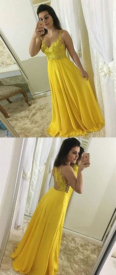 vestido para dama amarillo