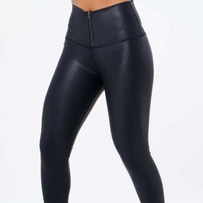 Leggins Suplex con Cremallera - Cintura Alta y Control de Abdomen