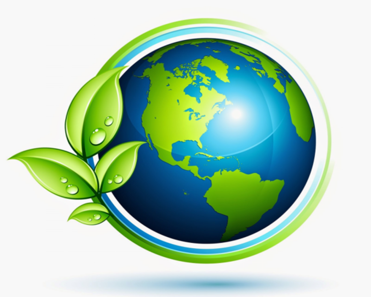 Icono del planeta tierra para representar la moda circular.